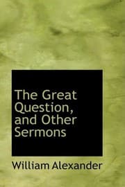 Tapa de The Great Question, and Other Sermons