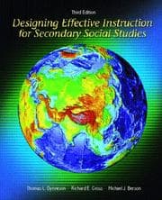 Tapa de Designing Effective Instruction for Secondary Social Studies