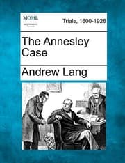 Tapa de The Annesley Case (Notable British Trials)