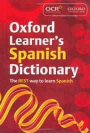 Tapa de OCR Oxford Learner's Spanish Dictionary