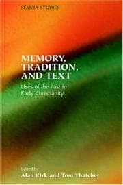Tapa de Memory, Tradition, And Text