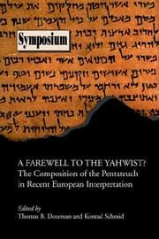 Tapa de A farewell to the Yahwist?