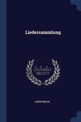 Tapa de Liedersammlung