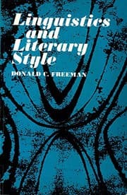 Tapa de Linguistics and literary style