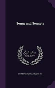 Tapa de Songs and Sonnets