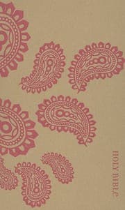 Tapa de NIV Thinline Bible (Pink Paisley)