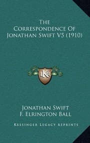 Tapa de The Correspondence Of Jonathan Swift V5 (1910)