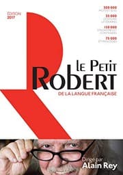 Tapa de Le petit Robert Dictionnaire de la langue francaise (Grand Format) - 2017 (French Edition)