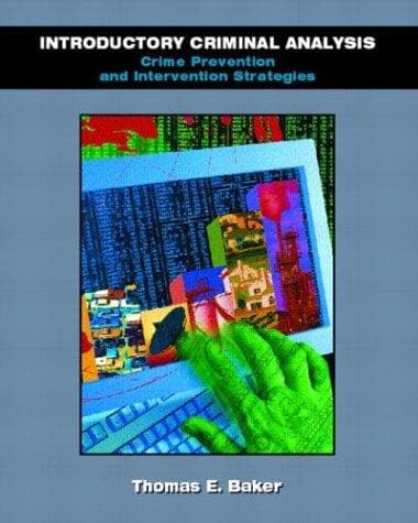 Tapa de Introductory Criminal Analysis
