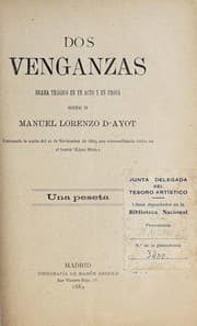 Tapa de Dos venganzas