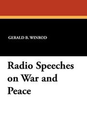 Tapa de Radio Speeches on War and Peace