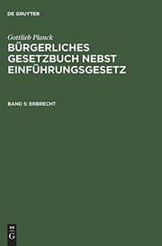 Tapa de Bürgerliches Gesetzbuch nebst Einführungsgesetz, Band 5, Erbrecht (German Edition)