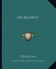 Tapa de On Modesty