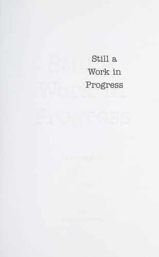 Tapa de Still a work in progress