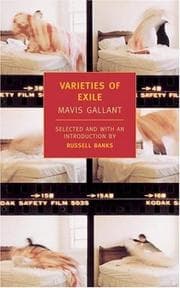 Tapa de Varieties of exile
