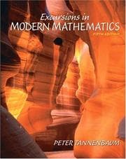 Tapa de Excursions in Modern Mathematics