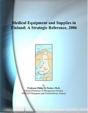 Tapa de Medical Equipment and Supplies in Finland: A Strategic Reference, 2006