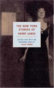Tapa de The New York stories of Henry James