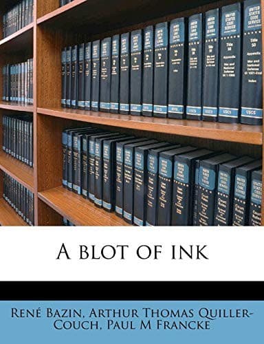 Tapa de A blot of ink