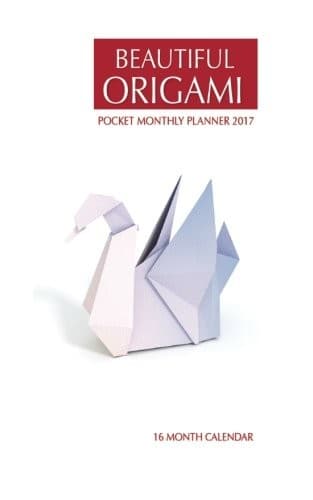 Tapa de Beautiful Origami Pocket Monthly Planner 2017: 16 Month Calendar