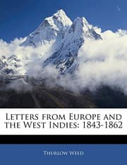 Tapa de Letters from Europe and the West Indies: 1843-1862