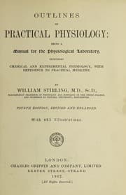 Tapa de Outlines of practical physiology