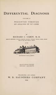 Tapa de Differential diagnosis
