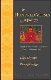 Tapa de The hundred verses of advice