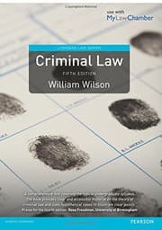 Tapa de Criminal Law: Uk Edition