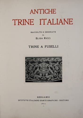 Tapa de Antiche trine italiane