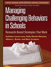 Tapa de Managing challenging behaviors in schools