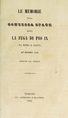 Tapa de La festa della Immacolata Concezione di Maria Vergine in Roma li 8 decembre 1854