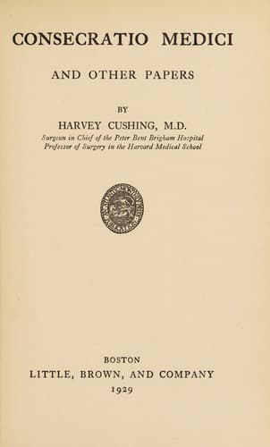 Tapa de Consecratio medici