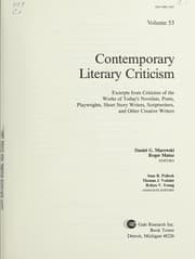 Tapa de Volume 53 Contemporary Literary Criticism
