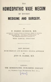 Tapa de The homeopathic vade mecum of modern medicine and surgery