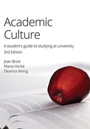 Tapa de Academic Culture: A student's guide to studying at university
