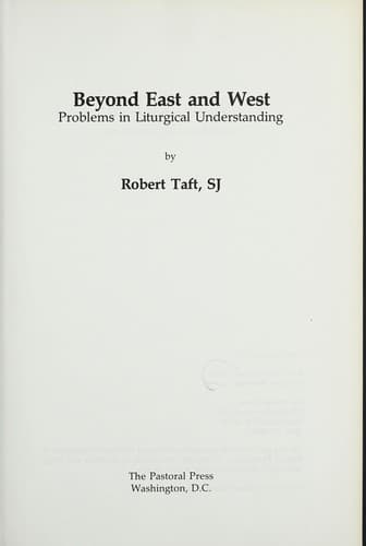 Tapa de Beyond East and West