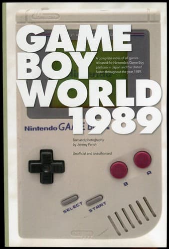 Tapa de Game Boy World 1989