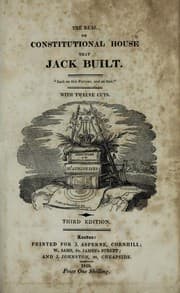 Tapa de The real or constitutional house that Jack built