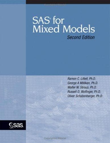Tapa de SAS for Mixed Models, Second Edition