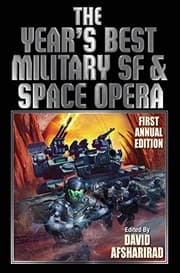 Tapa de The Year's Best Military SF and Space Opera (BAEN)