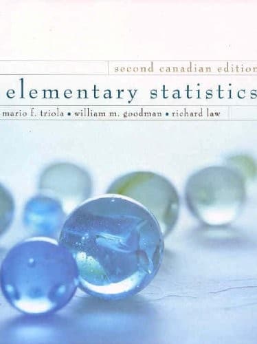 Tapa de Elementary Statistics, Canadian Edition