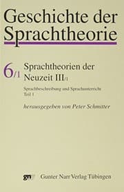 Tapa de Sprachtheorien der Neuzeit III