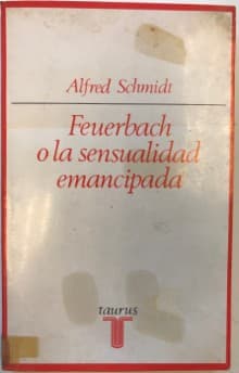 Tapa de Feuerbach o la sensualidad emancipada