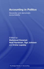 Tapa de Accounting in politics