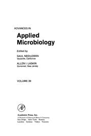 Tapa de Advances in applied microbiology