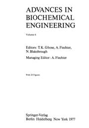 Tapa de Advances in biochemical engineering