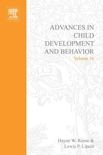 Tapa de Advances in child development and behavior