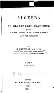 Tapa de Algebra, Part I