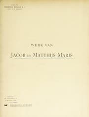 Tapa de Werk van Jacob en Matthijs Maris afkomstig uit het atelier-Maris
